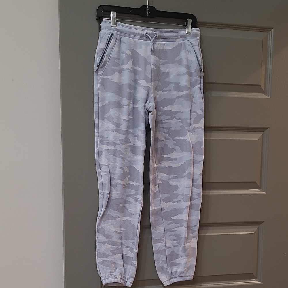 Athleta Blue Jogger Sweatpants with Elastic Cuffs